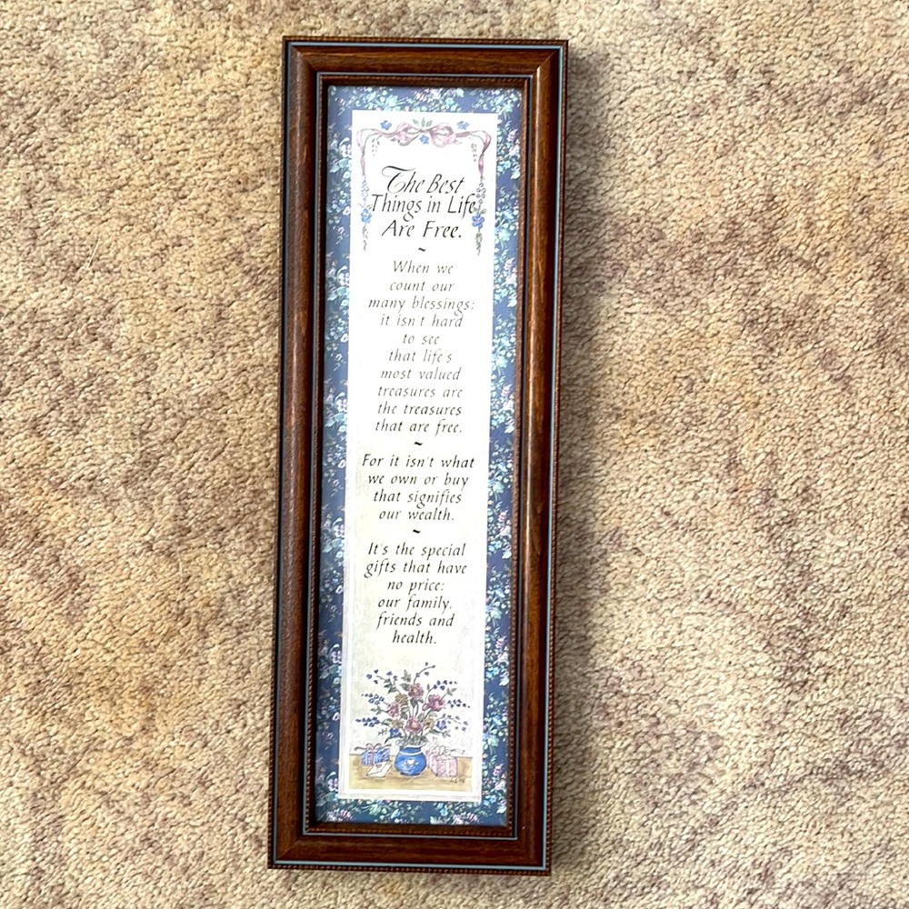 Wall plaque